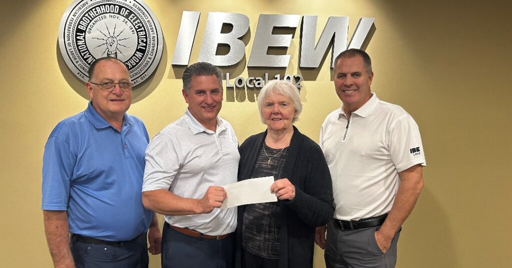 IBEW Local 102 Donation 2024